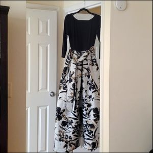 Eliza J Black Tie Dress